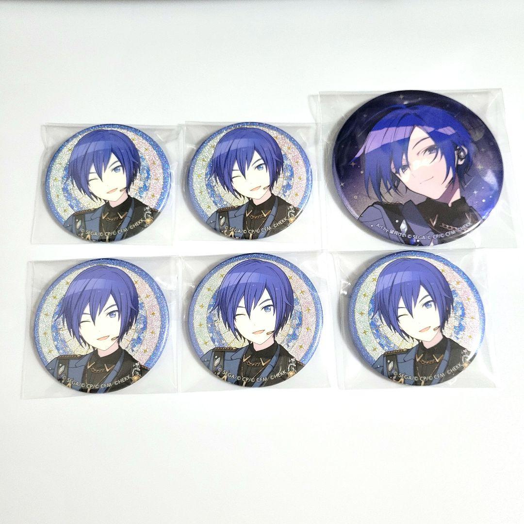 プロセカ グリッター缶バッジ グリ缶 メタリック缶 あんスタ コラボ
