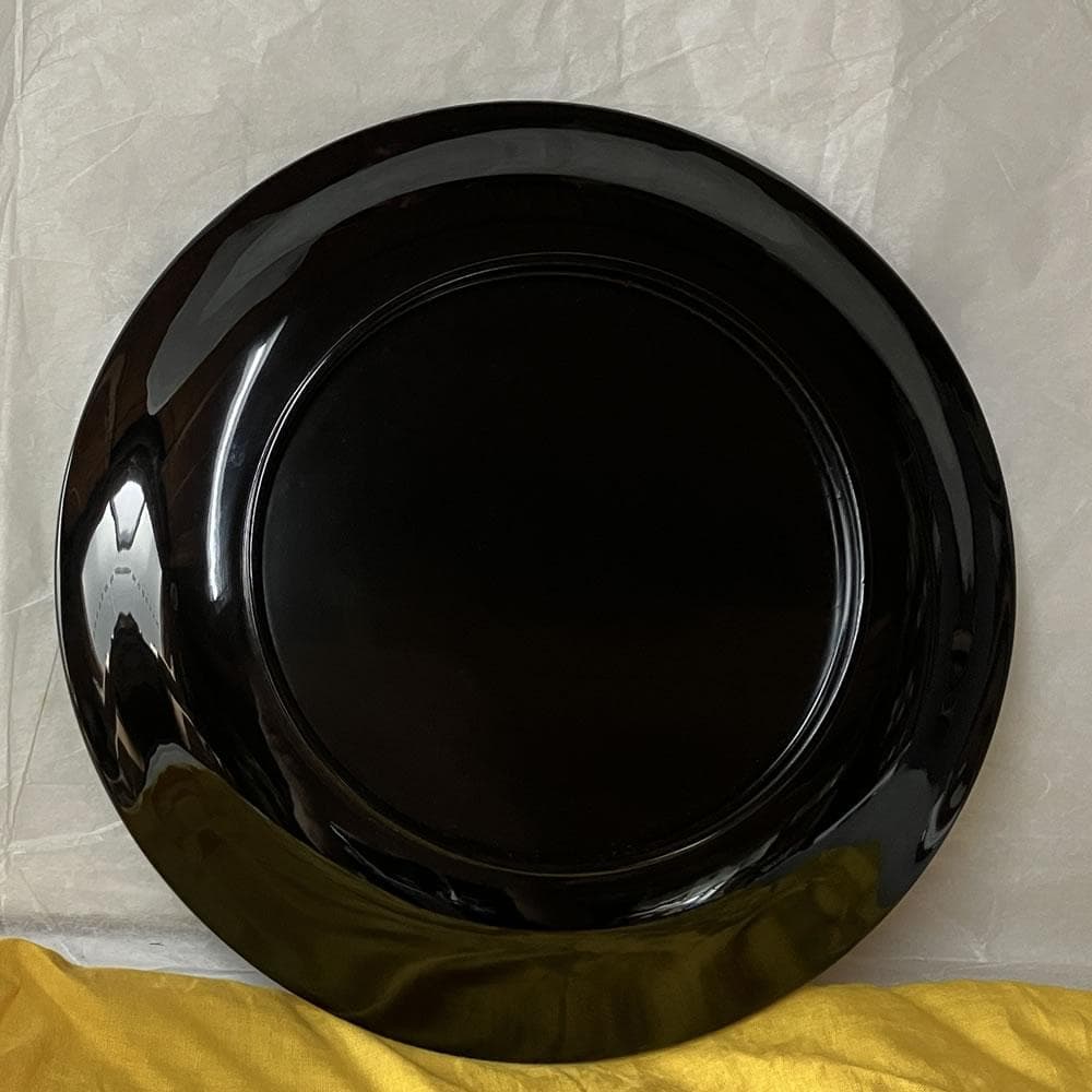 F1359 茶平一斎 松喰鶴 蒔絵 輪島塗 干菓子器 鶴蒔絵 菓子器 菓子