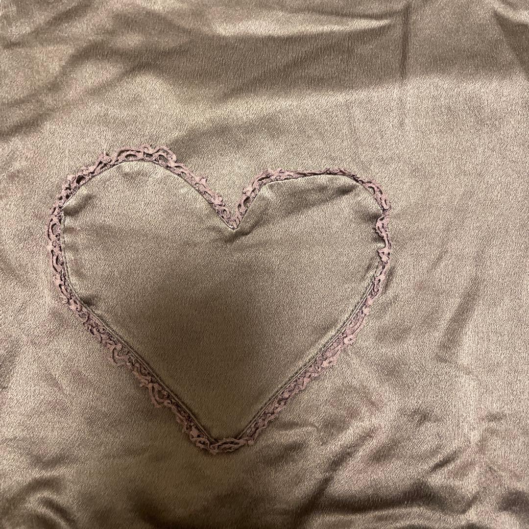 ステラマッカトニーブラウンシルクタンクトップブラウス