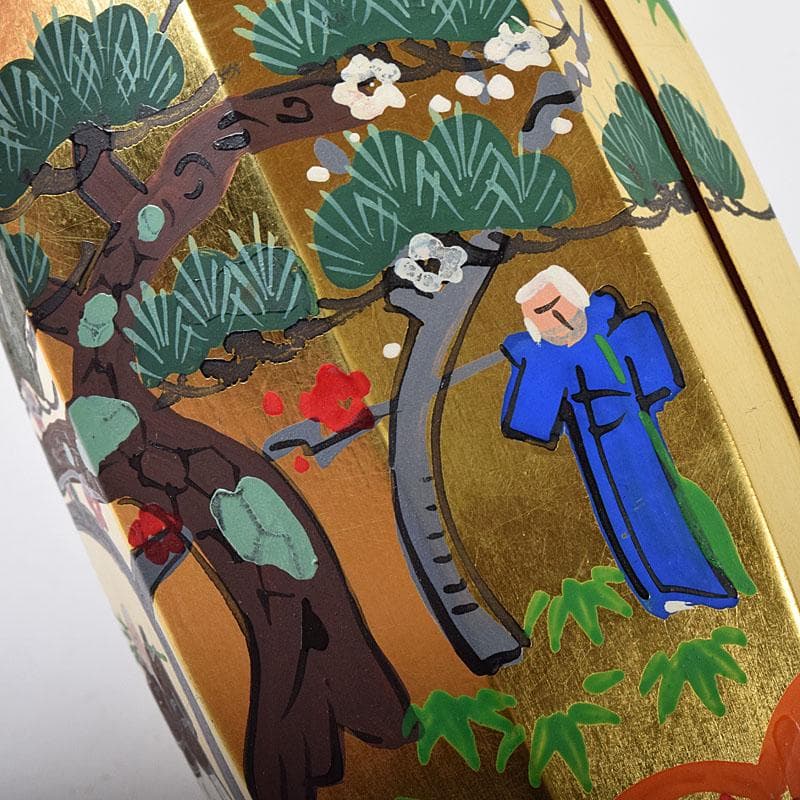 茶道具 中村湖彩作 金蒔絵 ふりふり 香合 共布共箱 V R8059 - メルカリ