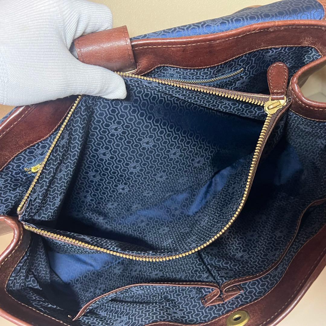 【美品】sot ソット フラップブリーフトートバッグ プエブロレザー ブラウン