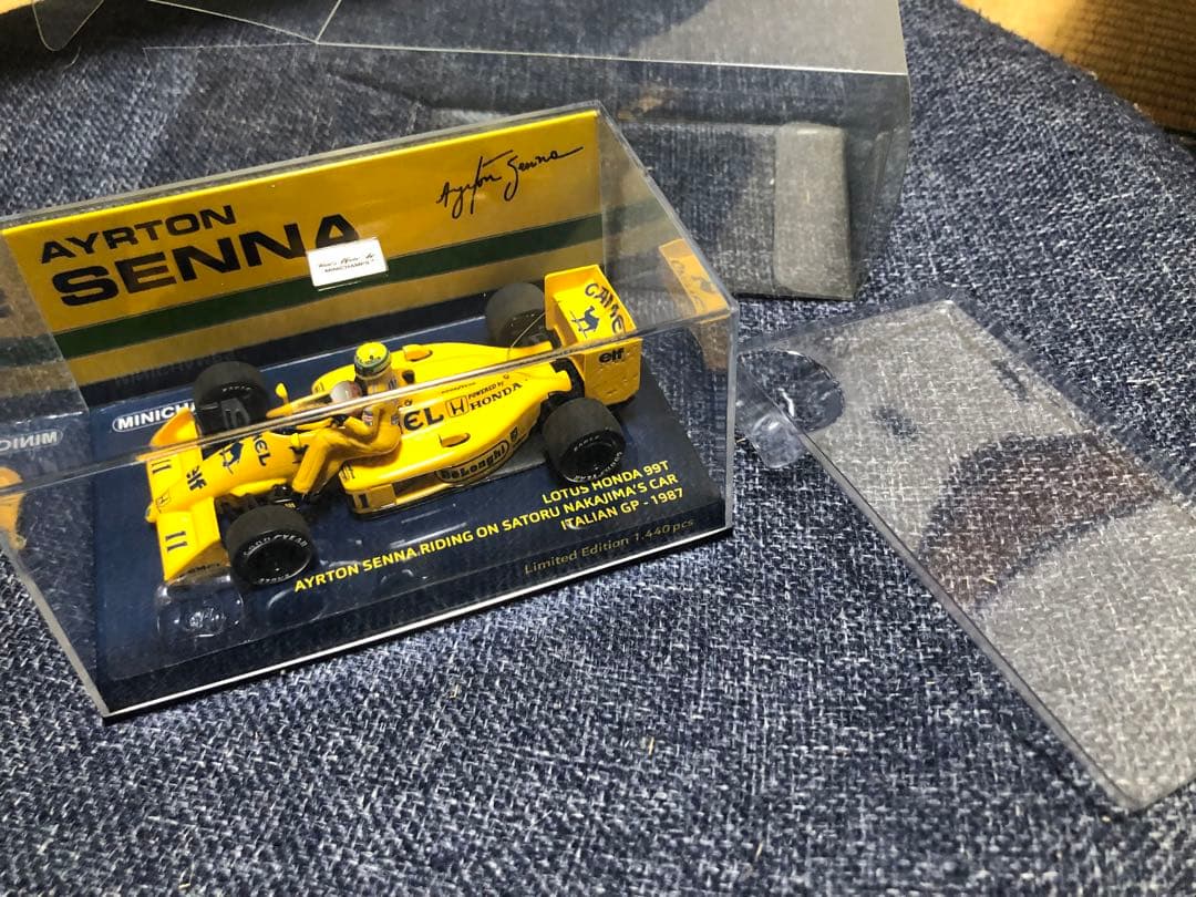 1/43 ロータス99t ライドオン　セナ　イタリアGP 中嶋悟