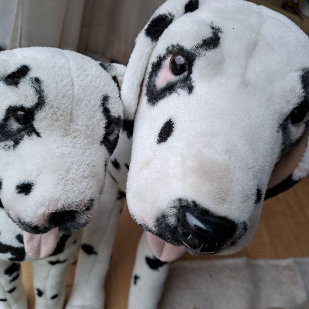 特大ぬいぐるみ　ダルメシアン　犬　インテリア　置物　実寸　コレクション