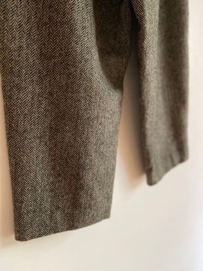 【美品】Lisetteリゼッタ　ヘリンボーンパンツ　ノアール