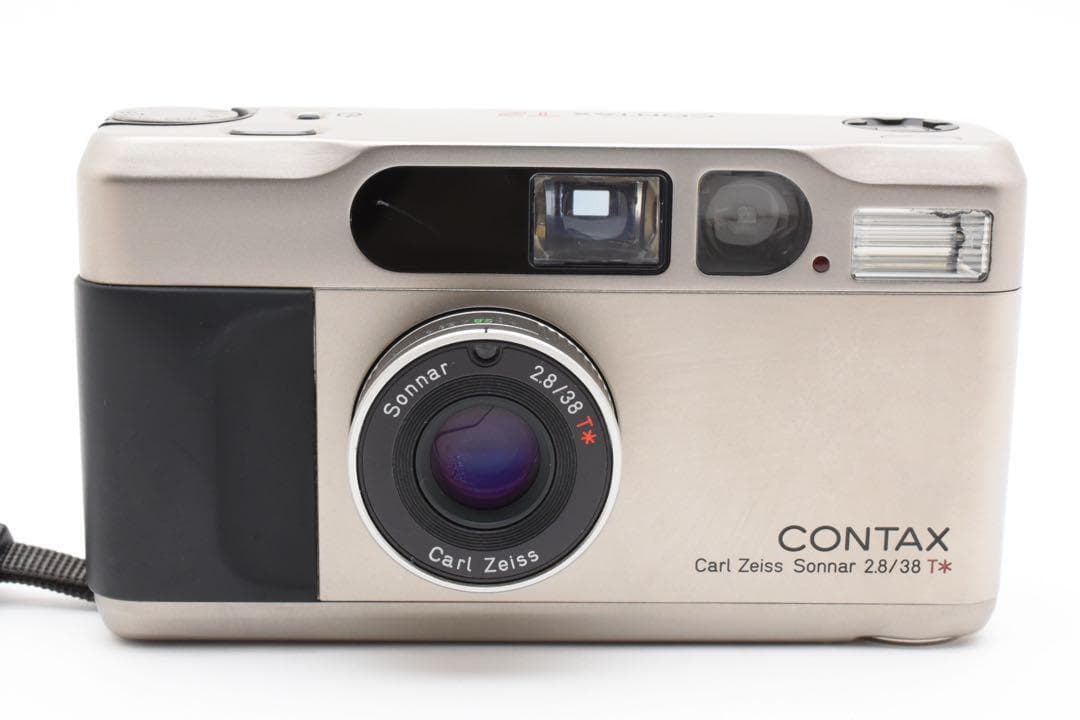 動作品】CONTAXコンタックス T2 チタンブラック フィルムカメラ