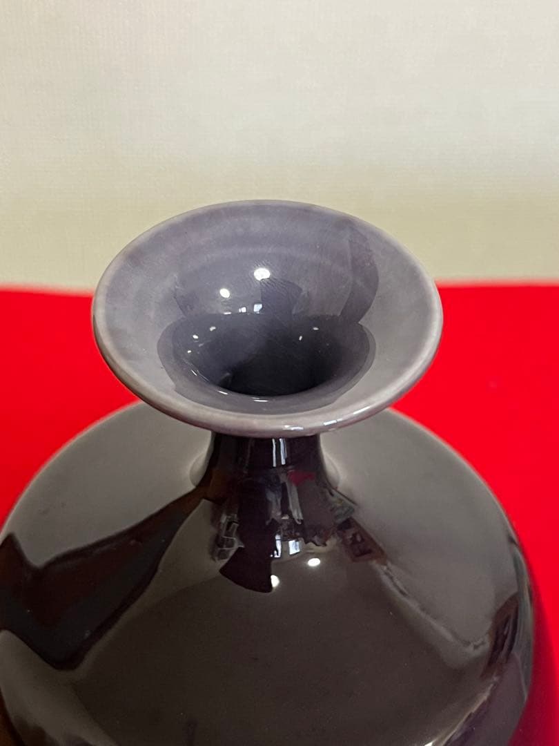 特価】柳雨軒 三代 人間国宝 徳田八十吉（正彦銘）壺 高約21.5㎝