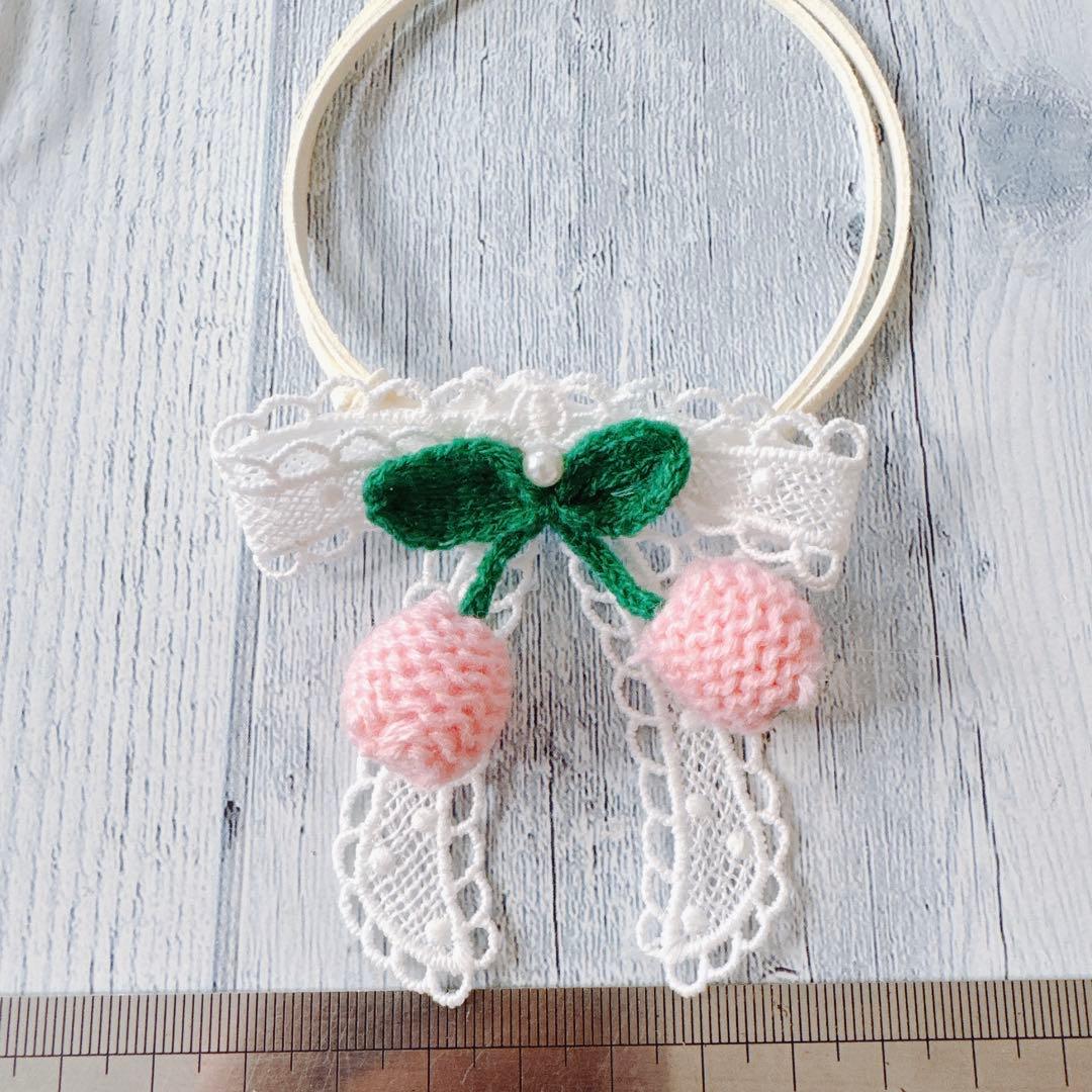 チェリーリボンレース10本/トリミングチョーカー - メルカリ