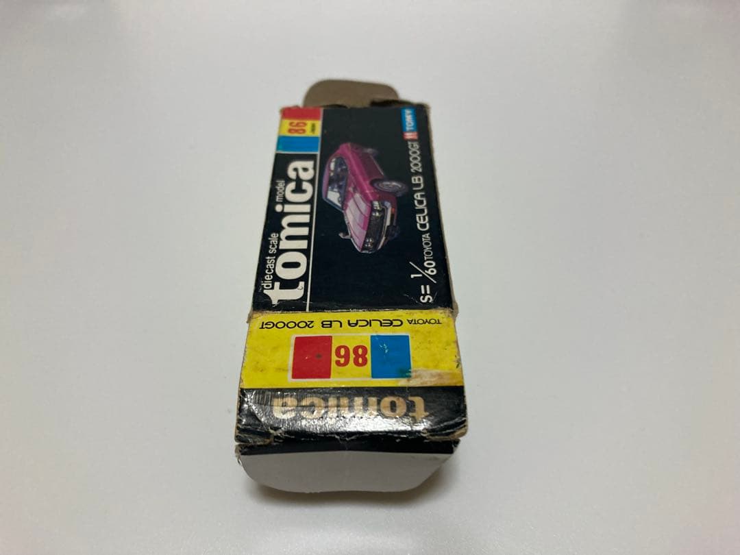 トミカ　黒箱　日本製　セリカ　リフトバック　2000GT 1Eホイール