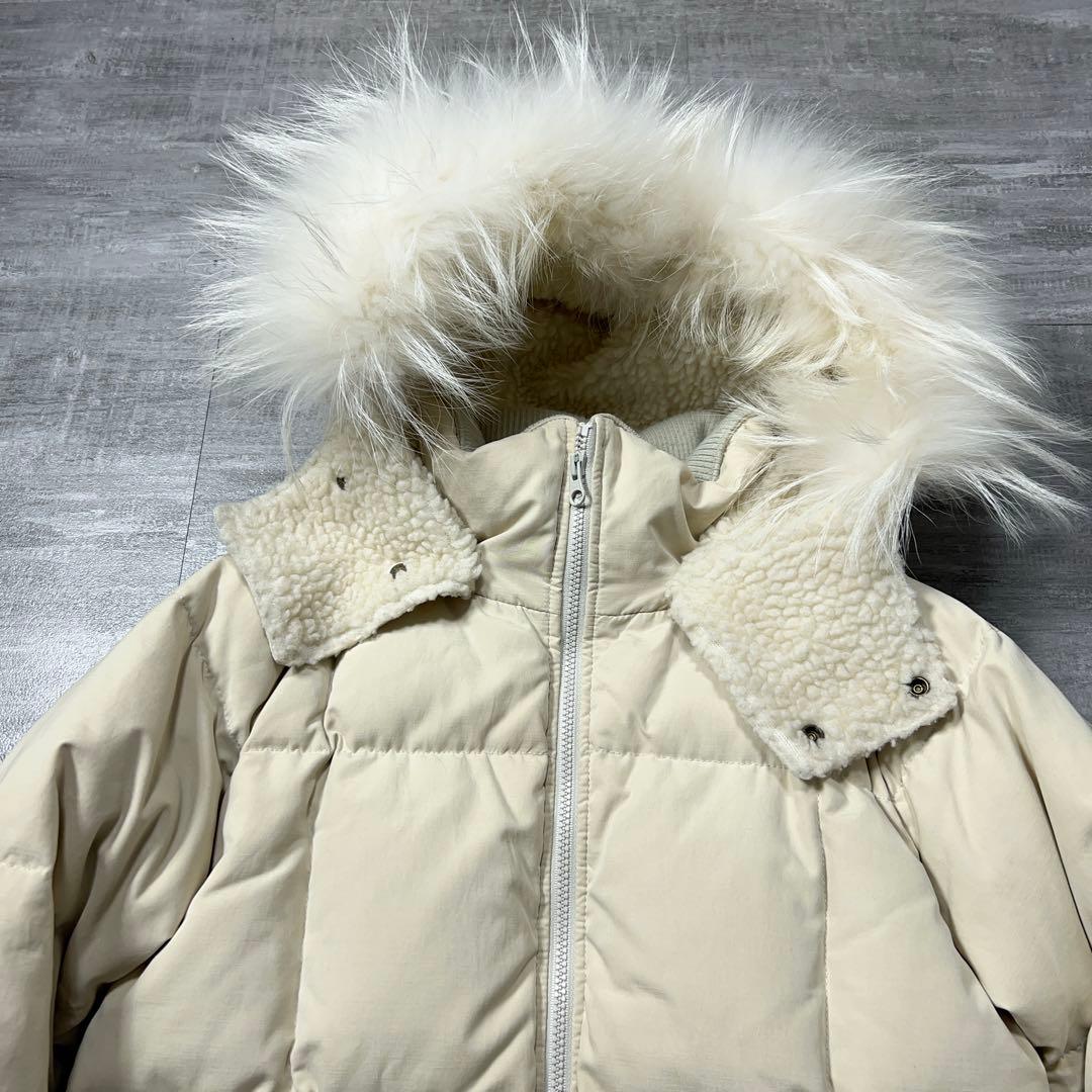 PEARLY GATES パーリーゲイツ ダウンジャケット ファー ベージュ 1