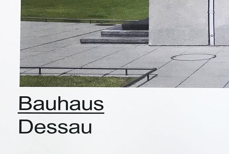 額装済】バウハウス 建築 額縁付き アートポスター モダン インテリア