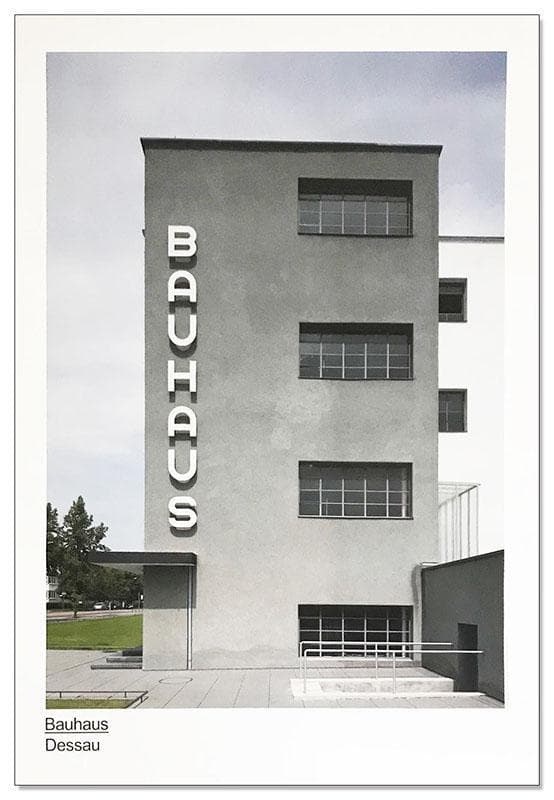 額装済】バウハウス 建築 額縁付き アートポスター モダン インテリア