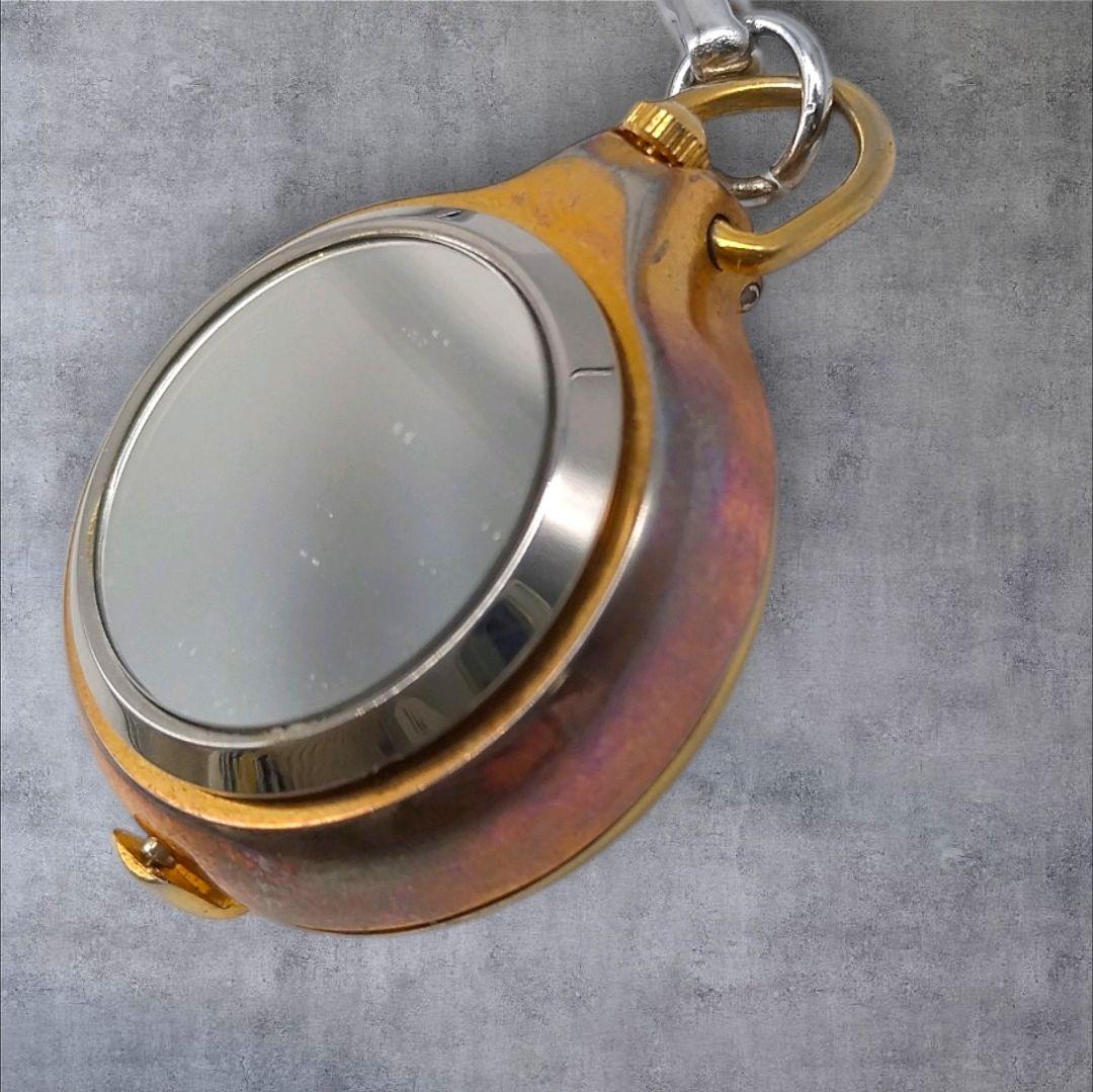 ALPE ROUENUE 懐中時計 クォーツ ゴールド 動作未確認 - メルカリ