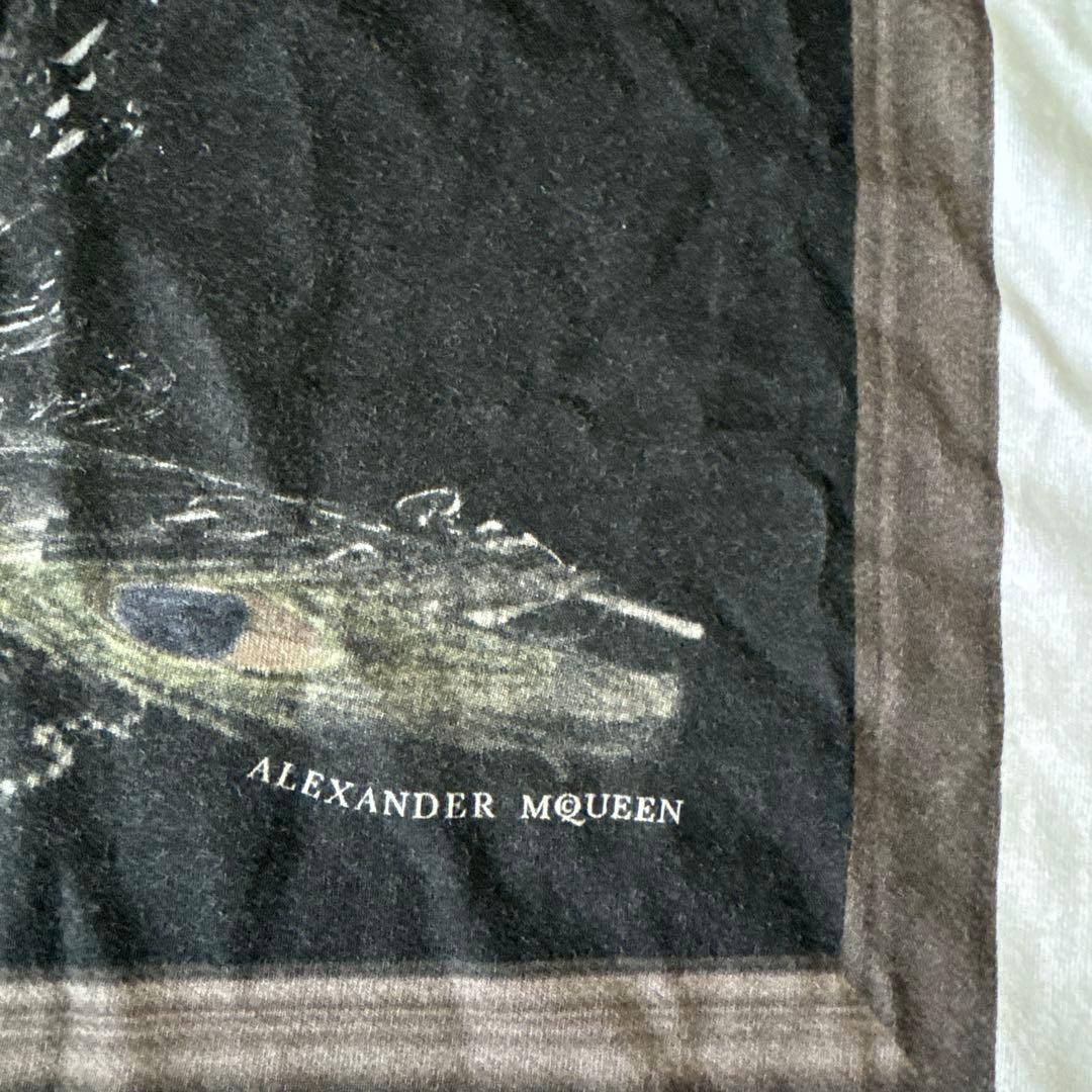 アレキサンダーマックイーン (レア) スカル ローズ フレームプリントT