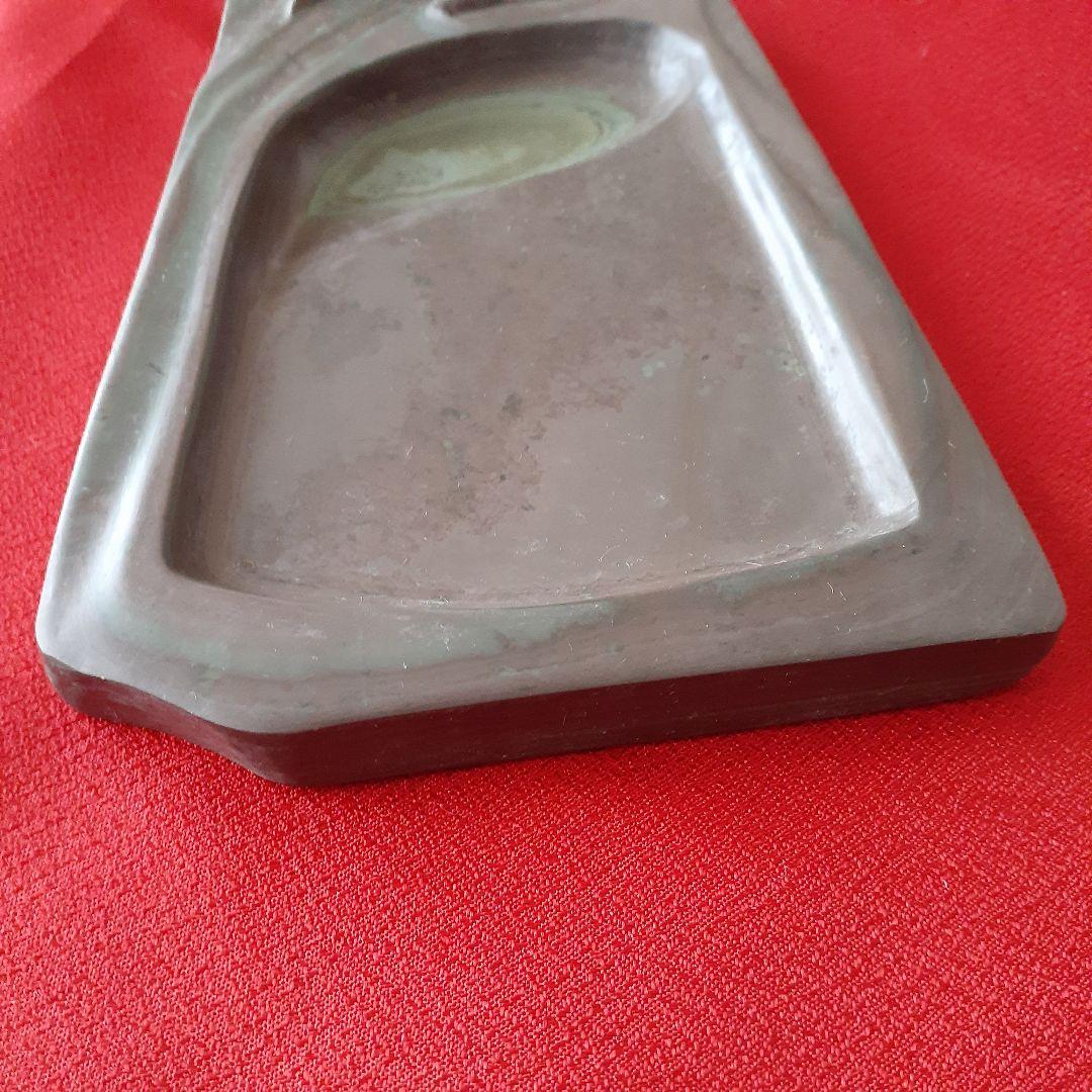 ❤️芸術の秋‼️韓国の硯 鯉の動きのあるやさしい彫刻が珍しいステキな