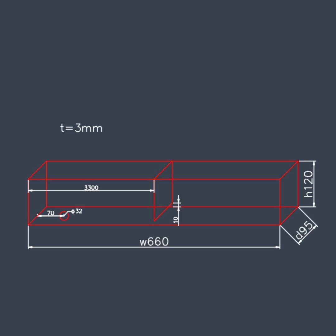 M1101】オーダーメイドアクリル濾過槽