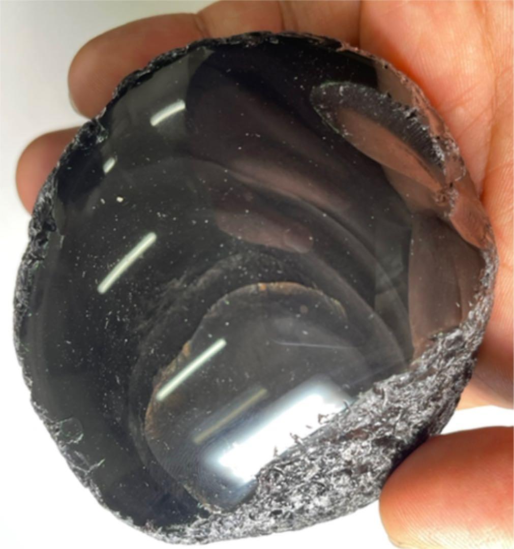 研磨品 十勝石玲瓏 ゴールデンレインボーオブシディアン