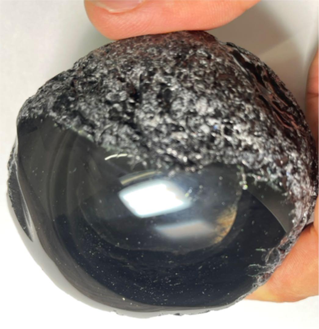 研磨品 十勝石玲瓏 ゴールデンレインボーオブシディアン