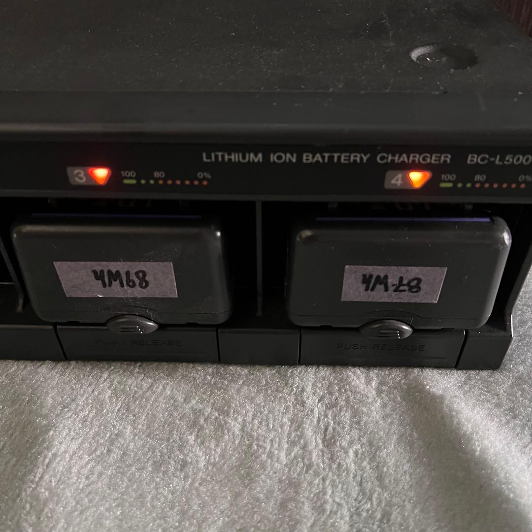 中古品Sony BC-L500 4本ハイスピード充電器