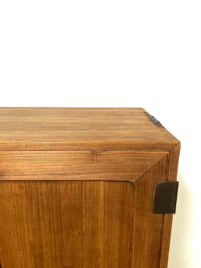 メンテ込】アンティークのキャビネット 引出し6杯 総桐 木脚付