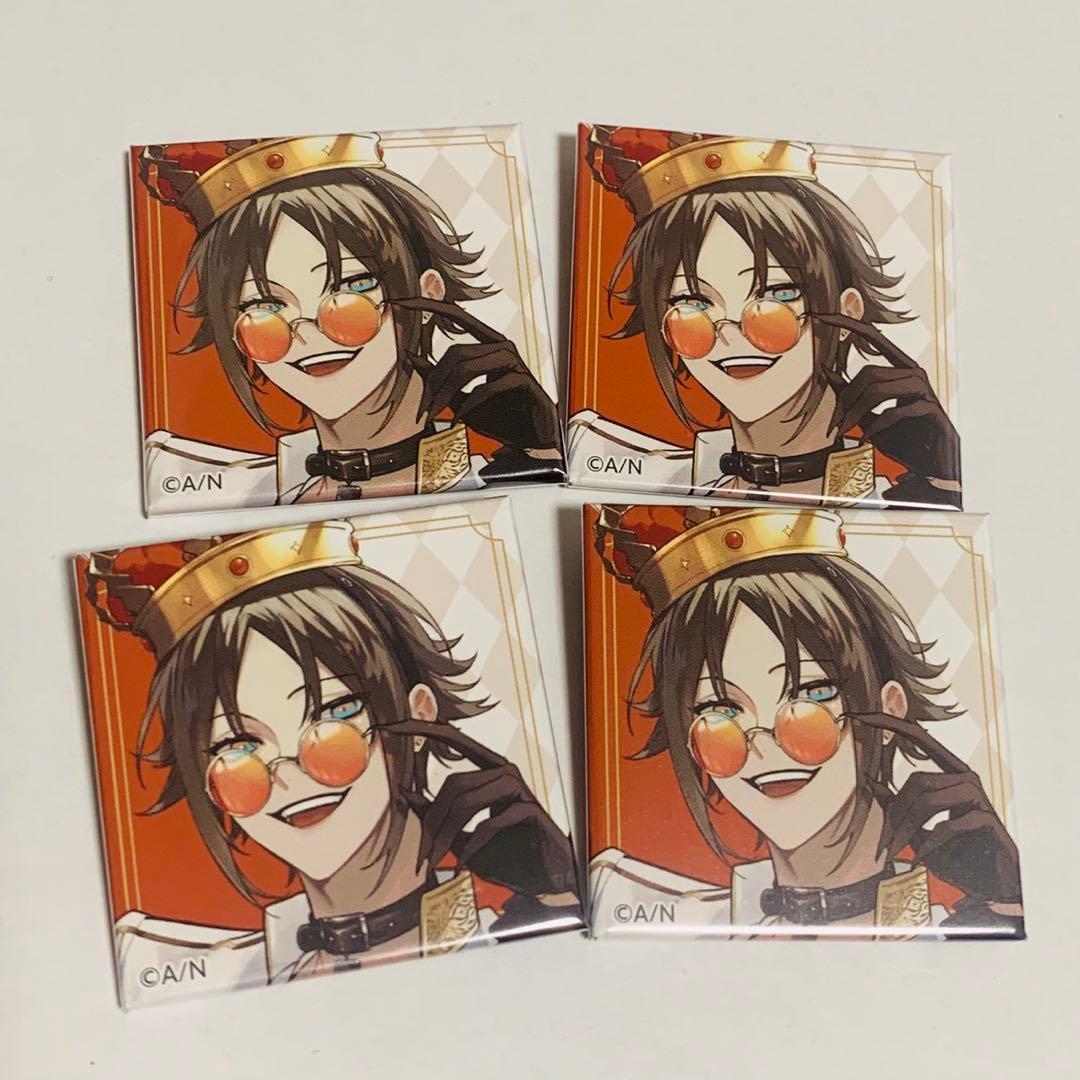 にじさんじEN ミスタ・リアス スクエア 缶バッジ 4個セット - メルカリ