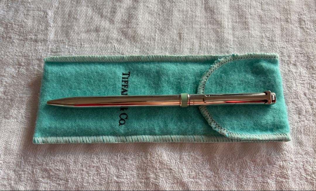 Tiffany & Co. 】シルバーボールペン 専用ケース付き - メルカリ