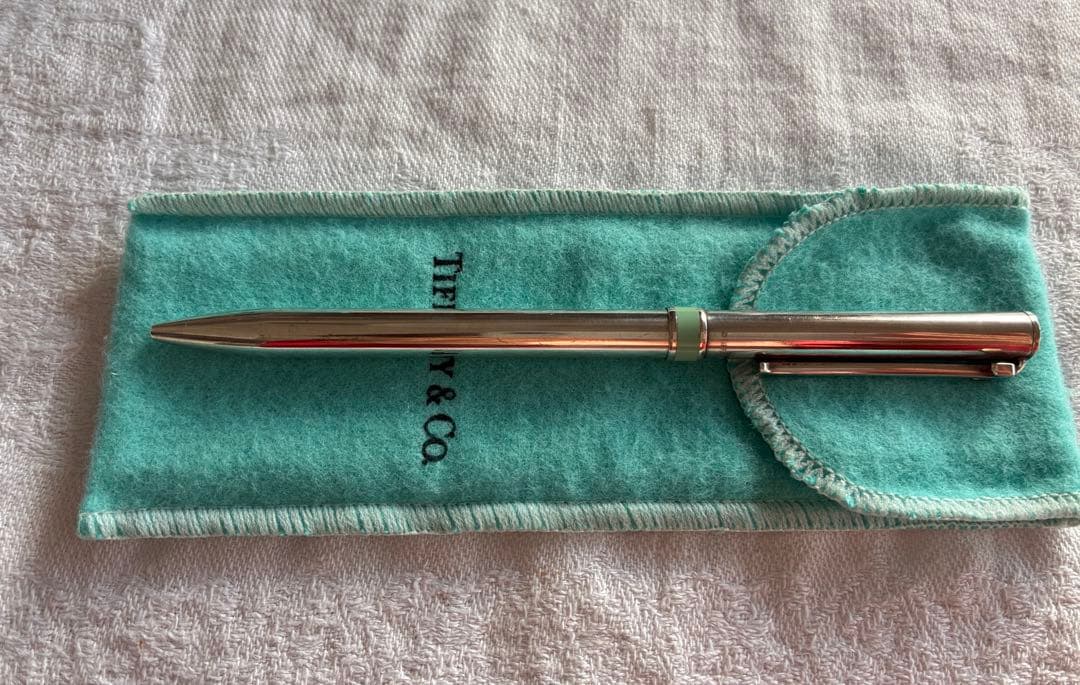 Tiffany & Co. 】シルバーボールペン 専用ケース付き - メルカリ