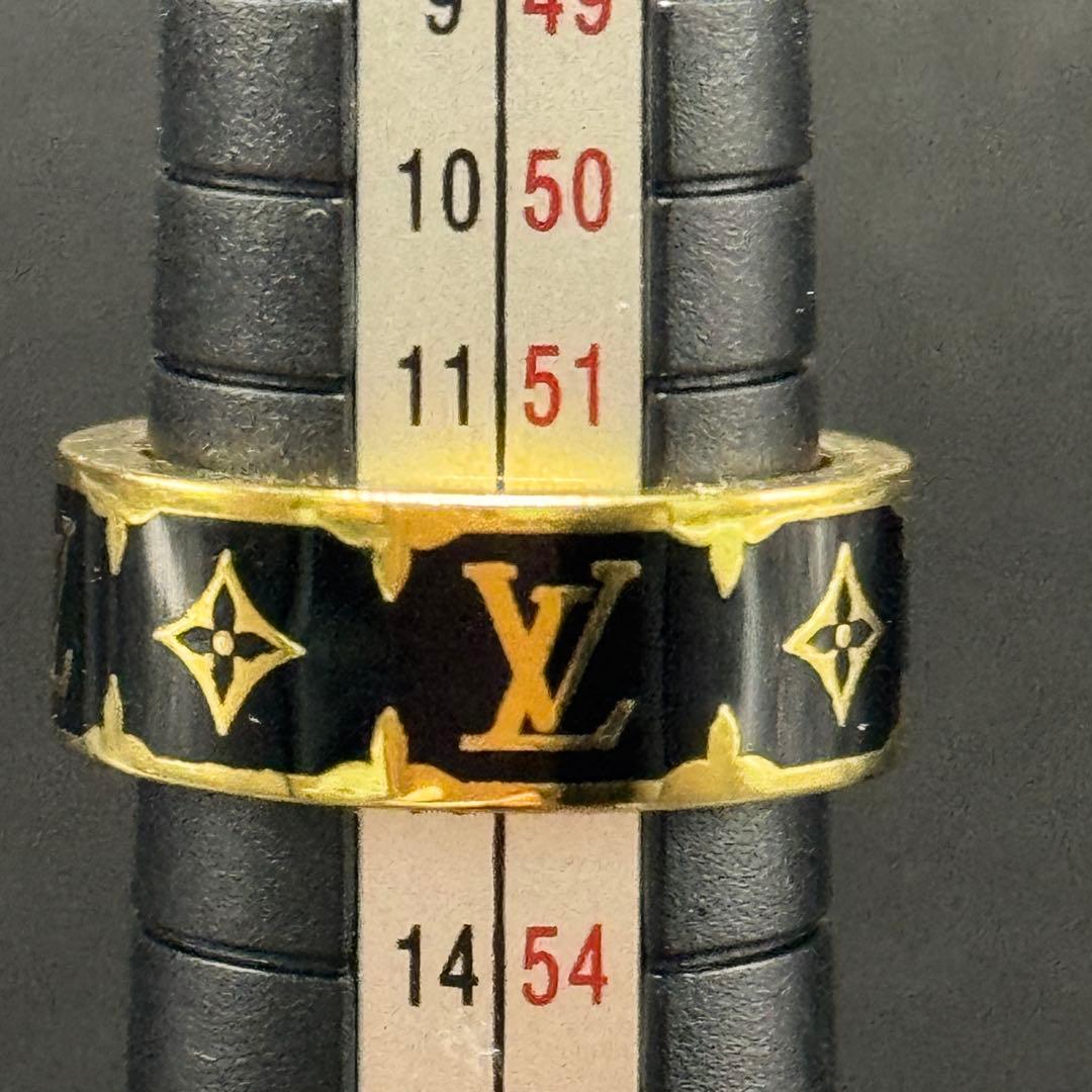 LOUIS VUITTON ルイヴィトン リング ナノグラム エナメル 指輪