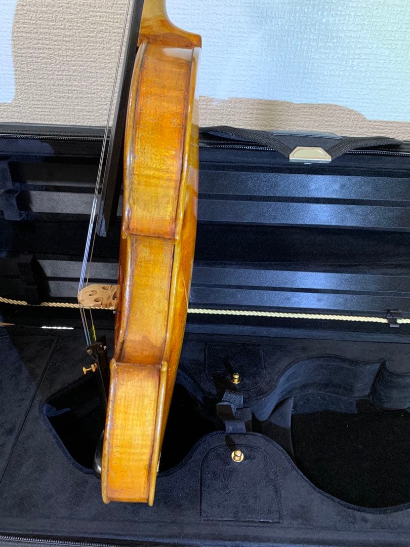 チェコ 工房製 4/4 バイオリン 裏板一枚板
