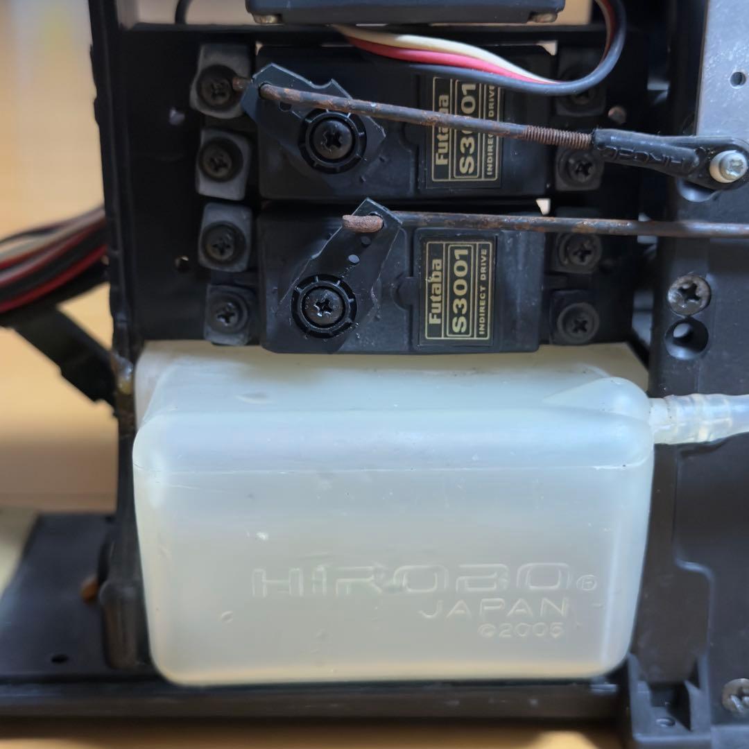 ヒロボー シャトル メインフレーム エンジン マフラー サーボ ジャイロ