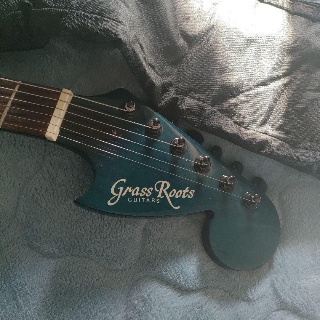 Grass Roots エレキギター PIERROT 潤モデル ケース、新品弦付