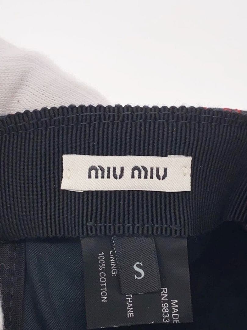 美品！MIUMIU ミュウミュウ エムエムパリスコラボ キャップ