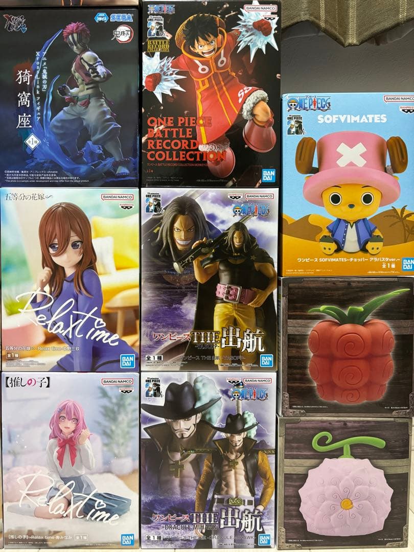 フィギュア まとめ売り 17個セット ワンピース 鬼滅の刃 推しの子など