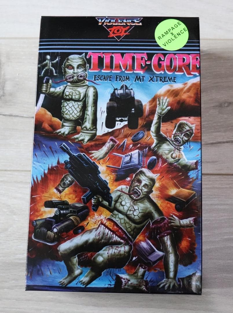 TIMEGORE箱付きRANPAGETOY×VIOLENCETOYワンオフソフビ