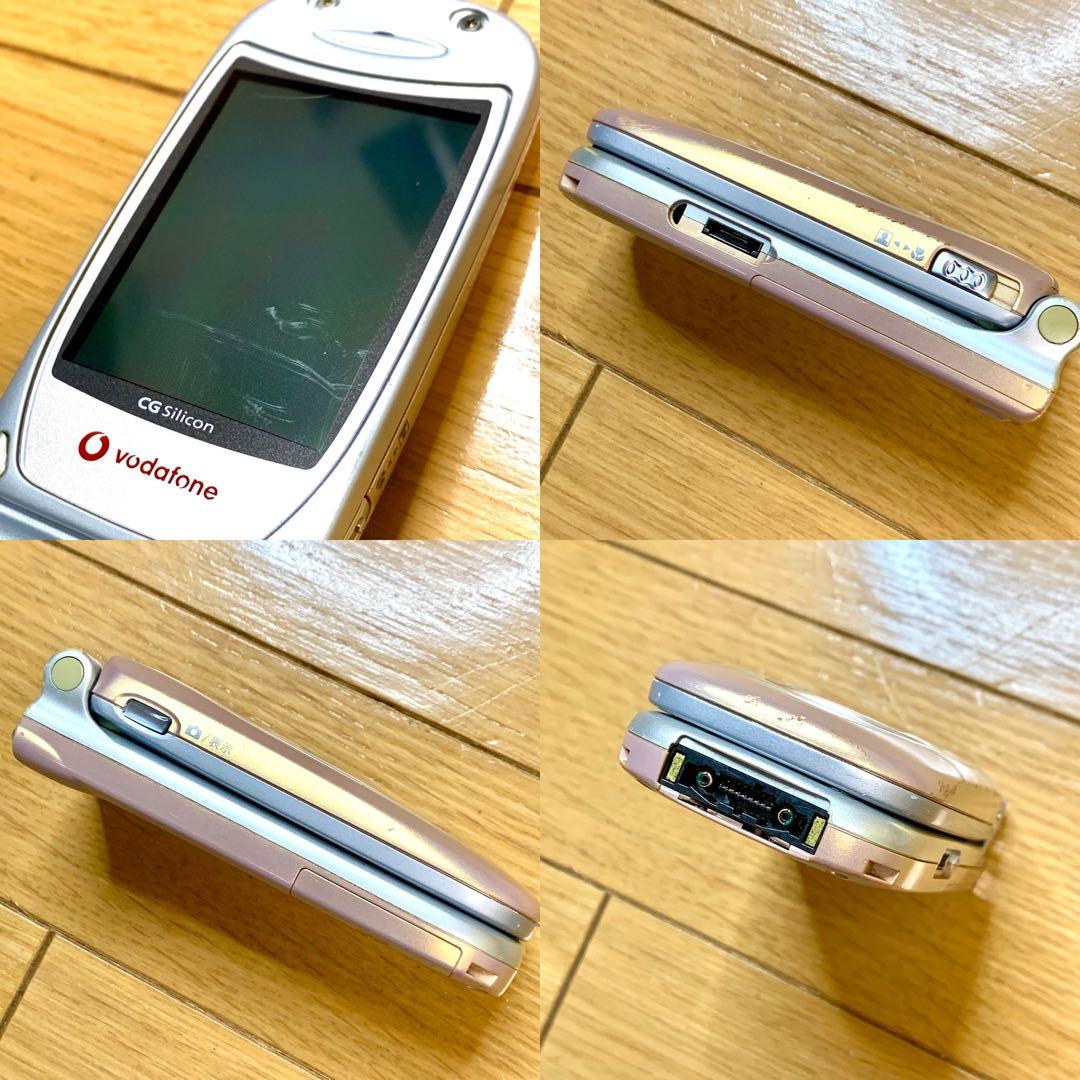 レア Vodafone V602SH シルバー J-SH53 ピンク 充電器付き - メルカリ