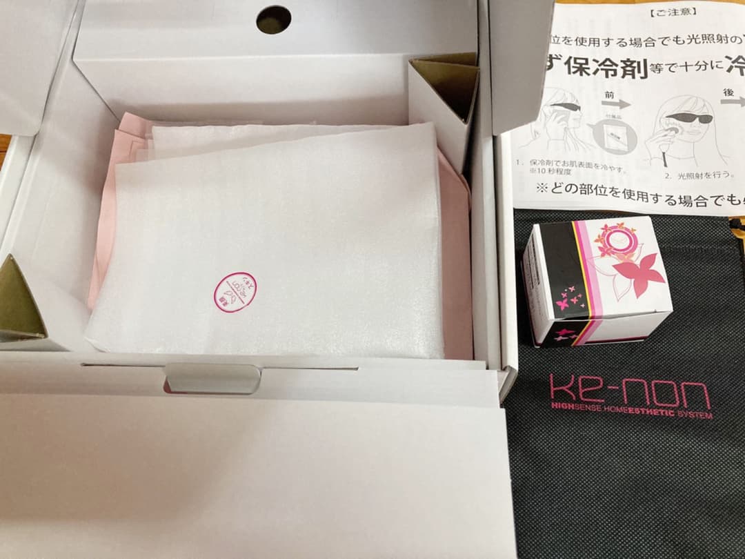 箱・袋・取説 一式送付】ケノン 家庭用脱毛器