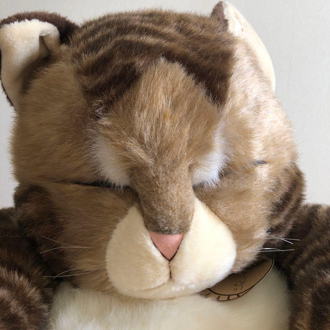 オリエンタルトーイ ジョリーマンマ 特大 眠り猫ぬいぐるみ 紙タグ有