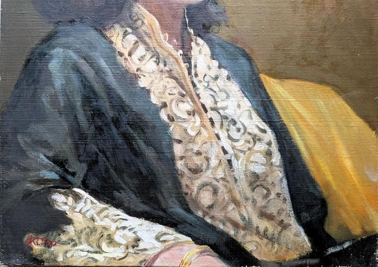 臼井幸彦、油彩画「デボラ」、FSM 真作】版画 林喜市郎 山陰の民家