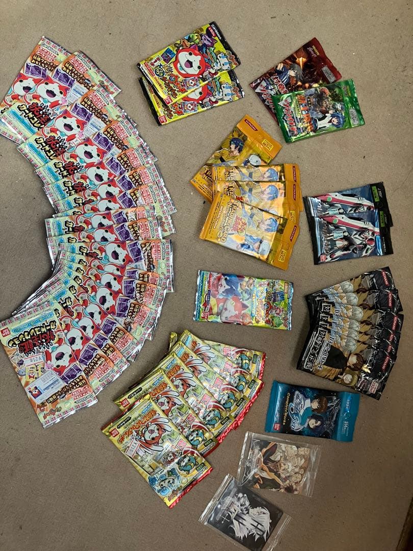 匿*️様 【未開封トレカ福袋】各種トレーディングカード約40パックセット 匿*️様 【未開封トレカ福袋】各種トレーディングカード約40パック