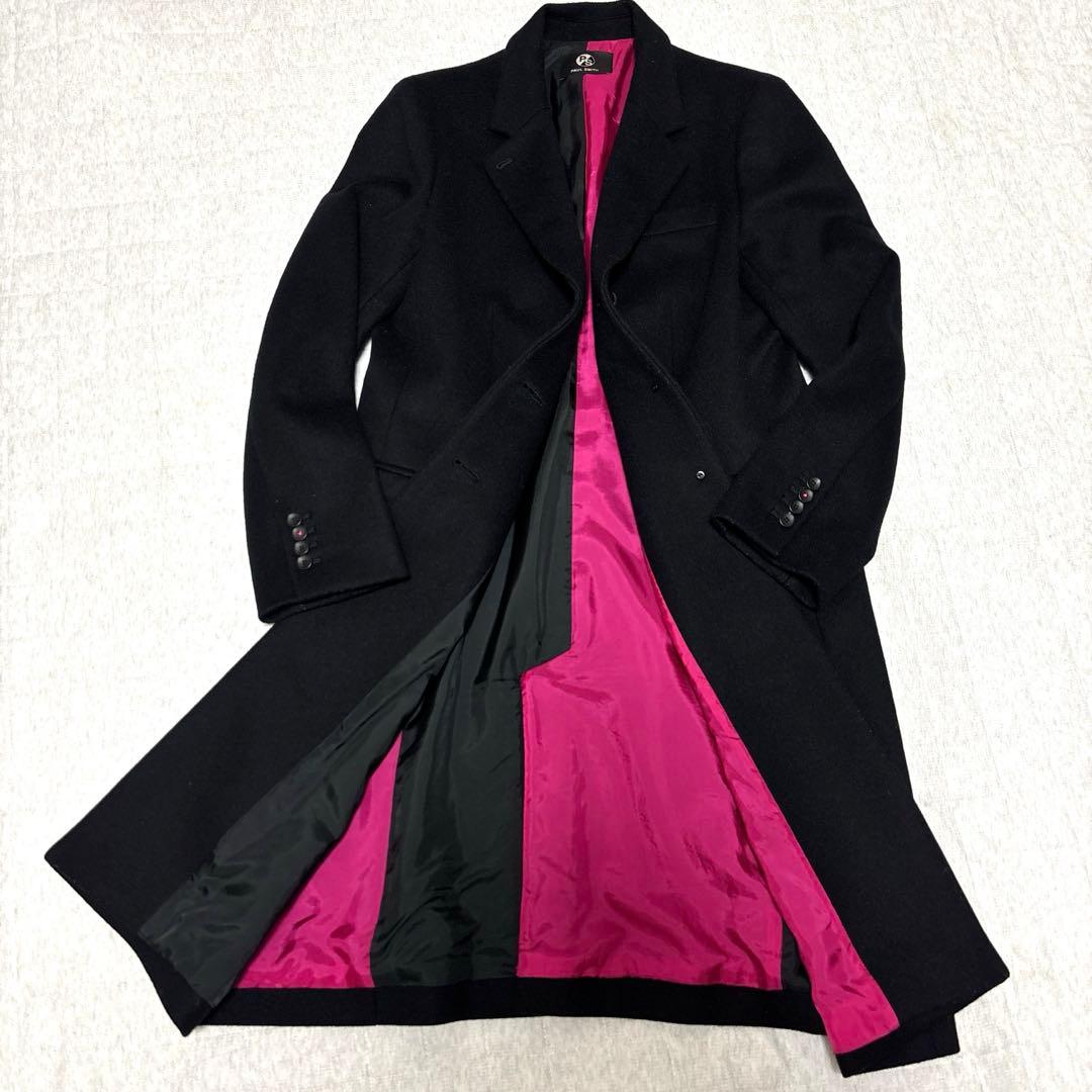 希少サイズ PS Paul Smith チェスターコート ブラック - メルカリ