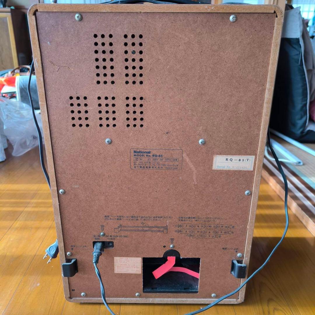National RQ-85 8トラックテープ カセットレコーダ 希少 当時物