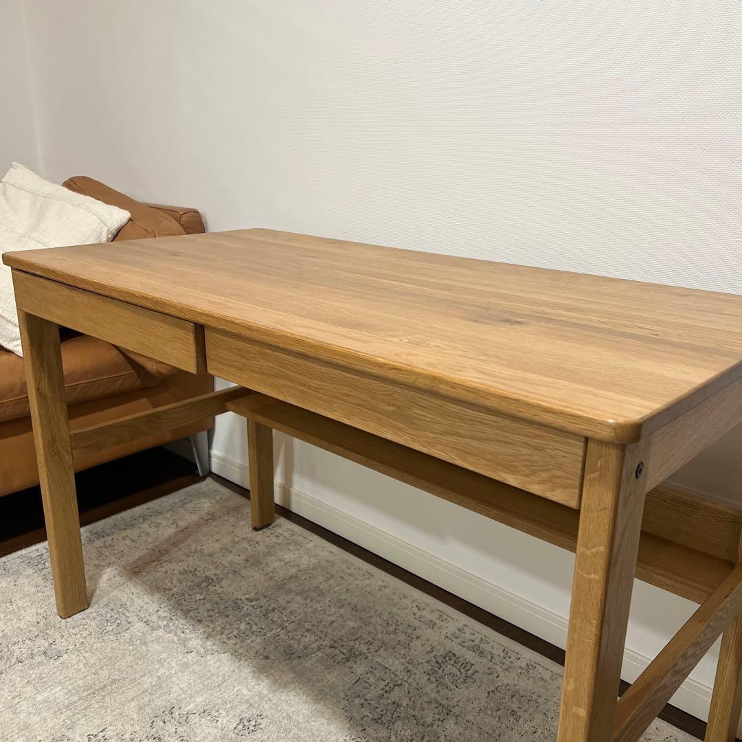 【値下げしました】無印良品　オーク材　デスク