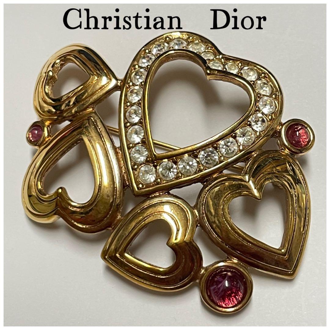 Christian Diorディオール ハート ブローチ ❤︎ - メルカリ