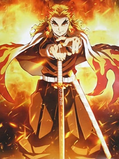 ぽよ 劇場版 鬼滅の刃 無限列車編 煉獄杏寿郎 1/8スケールフィギュア