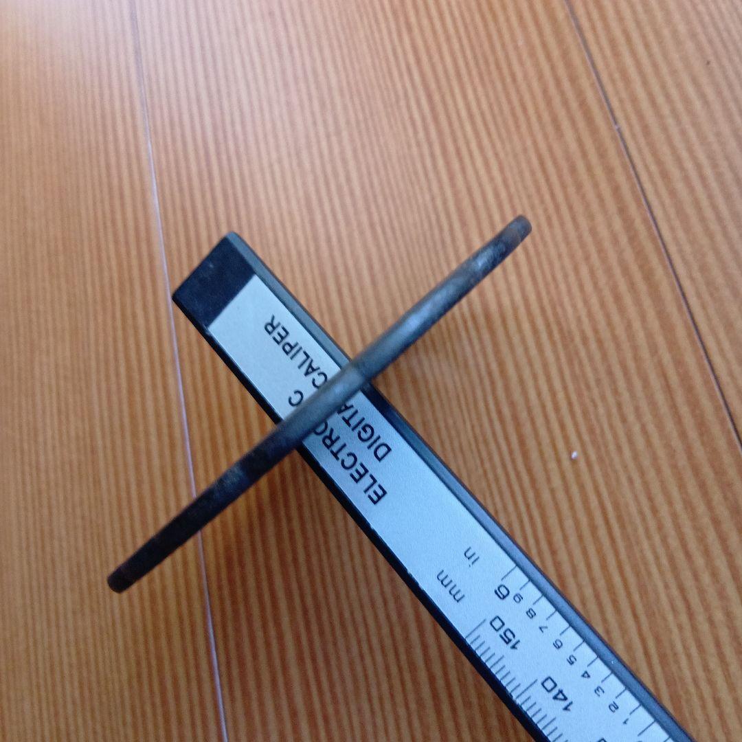 鶴丸透かし鍔(つば) 金属製 約3.4mm