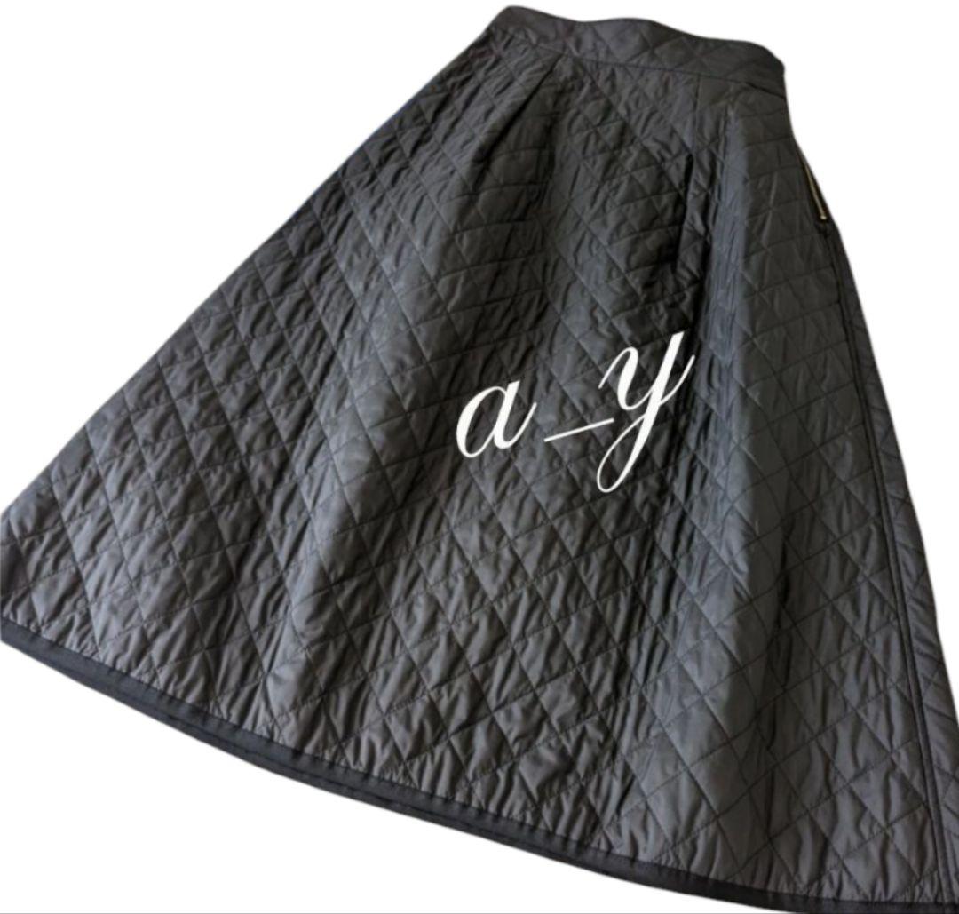 【状態良好】ブルーレーベルクレストブリッジ☆リバーシブルキルトスカート