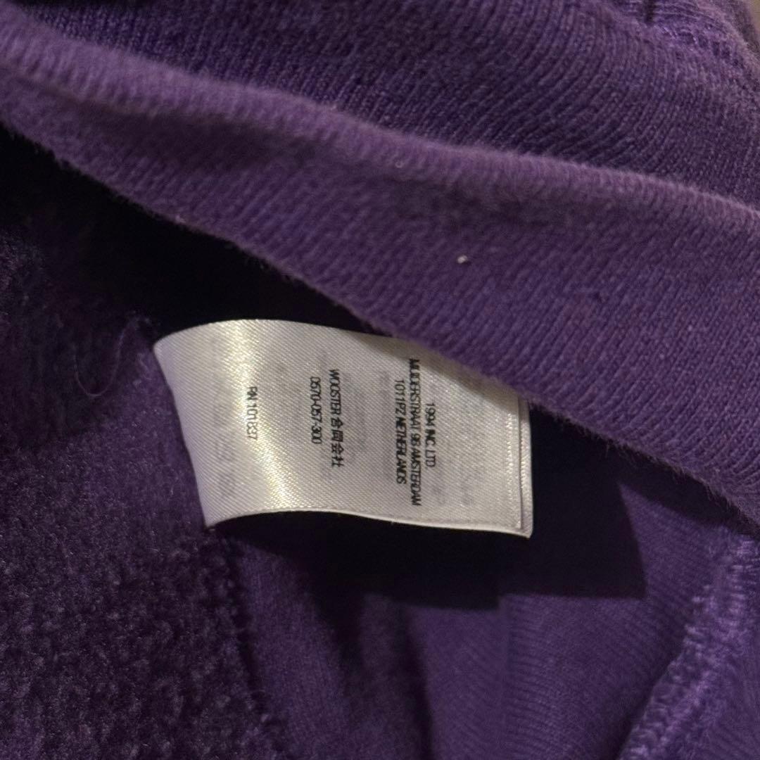 Supreme スモールロゴ パーカー フーディー Lサイズ パープル