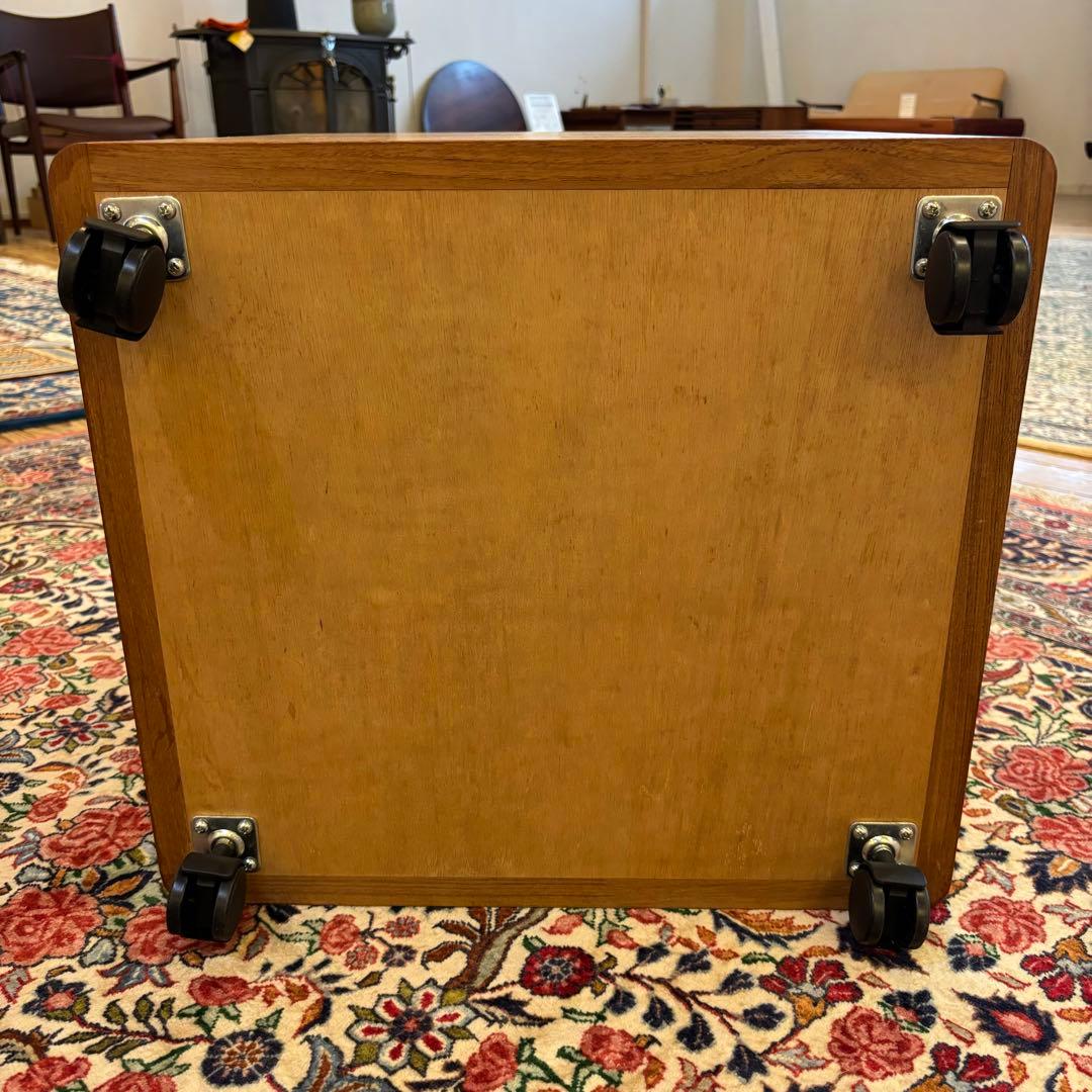 レアヴィンテージ 孔雀maruni エジンバナラ&チークサイドテーブル