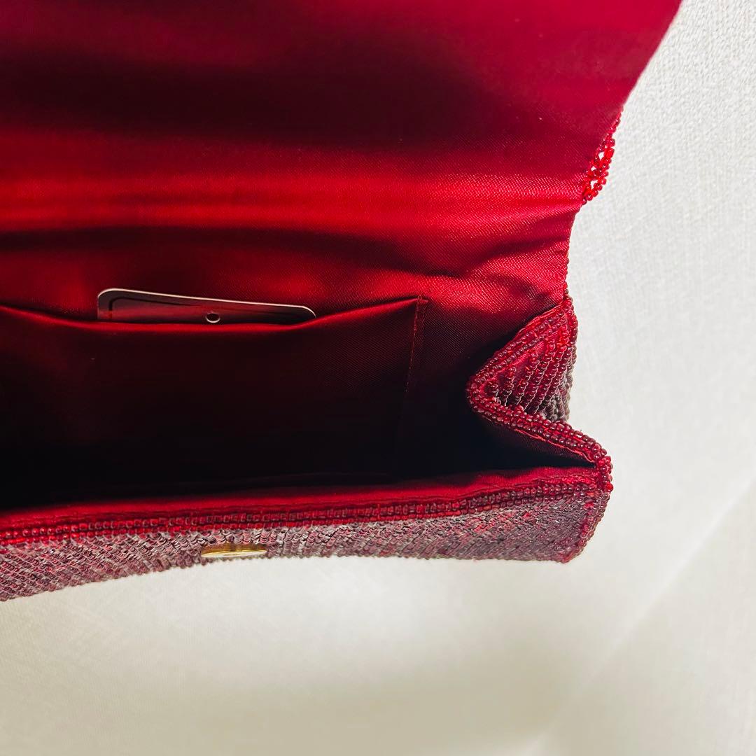 ハローキティ 総ビーズ　パーティバッグ　パーティー用ビーズバッグ　海外用商品