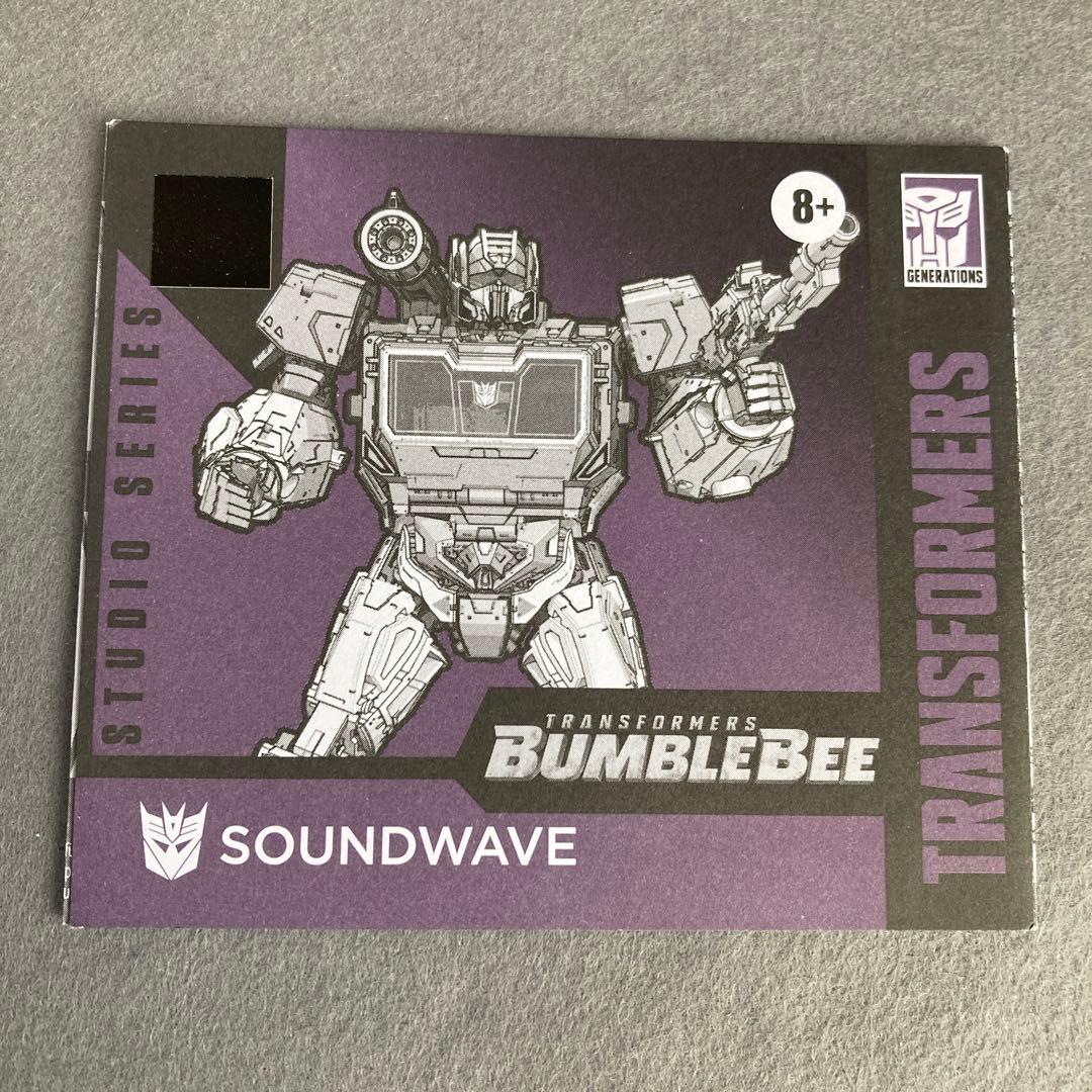 サウンドウェーブ　トランスフォーマー　スタジオシリーズ　劇場版バンブルビー