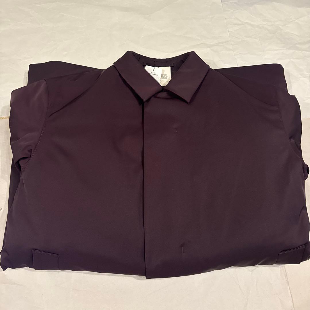 ユニクロ 新品未使用 UNIQLO C パフテックハーフコート(ワイン/L)